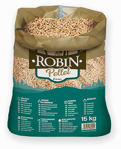 worek pelletu opałowego Robin do kupienia w Raciążu lub sklepie internetowym